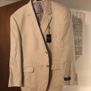 Linen Sports coat: New with tags Pronto Uomo